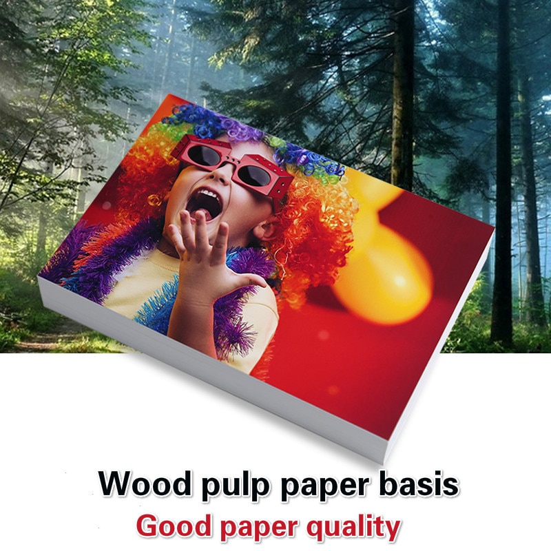 4r 6inch 4x6 30 Sheets Glossy Photo Paper for Inkjet Printer Paper